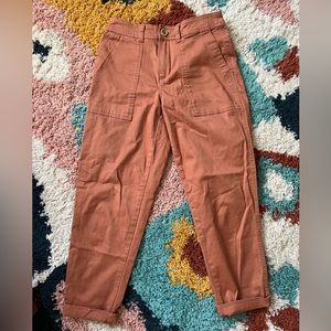 A New Day - High Rise Utility Pant - Dusty Rose - 26 Waist
